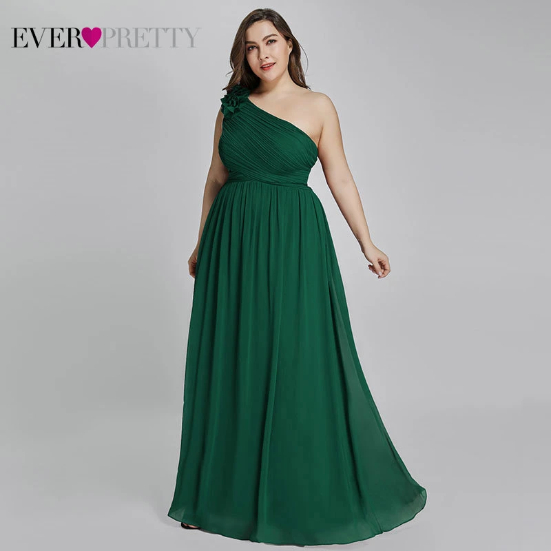 Длинные шифоновые платья подружек невесты Ever Pretty бордовое элегантное платье