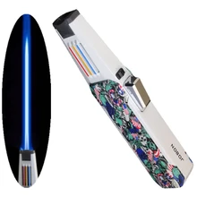 

2022 JOBON New Strong Outdoor Long Gun Spray Butane Tube Lighter Kitchen Barbecue Metal Turbine Windproof Cigar Lighter