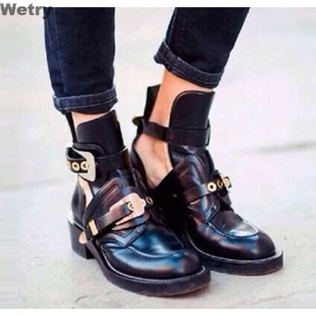 

2020 Boots Women Genuine Leather Shoes For Winter Boots Shoes Woman Casual Spring Genuine Leather Botas Mujer Female Ankle Boots