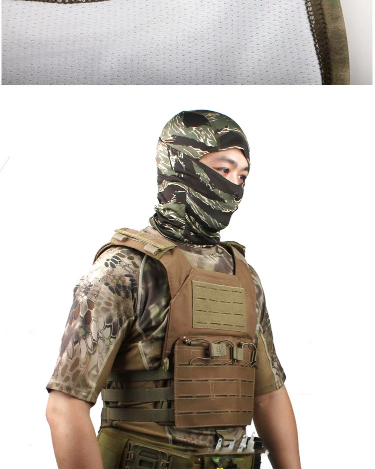 Military Balaclava Tactical Hunting Mask Camouflage Head Cover Full Face Scarf Breathable Fast Dry Cap Elastic Sandproof Bandana