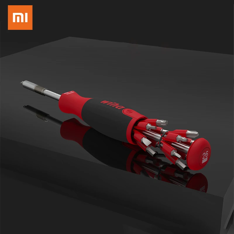 

Original Xiaomi Wiha Daily Use Screw driver Kit 26-in-1 Precision Magnetic Bits with Hidden Magazine Magic Kits Box Lifting Set