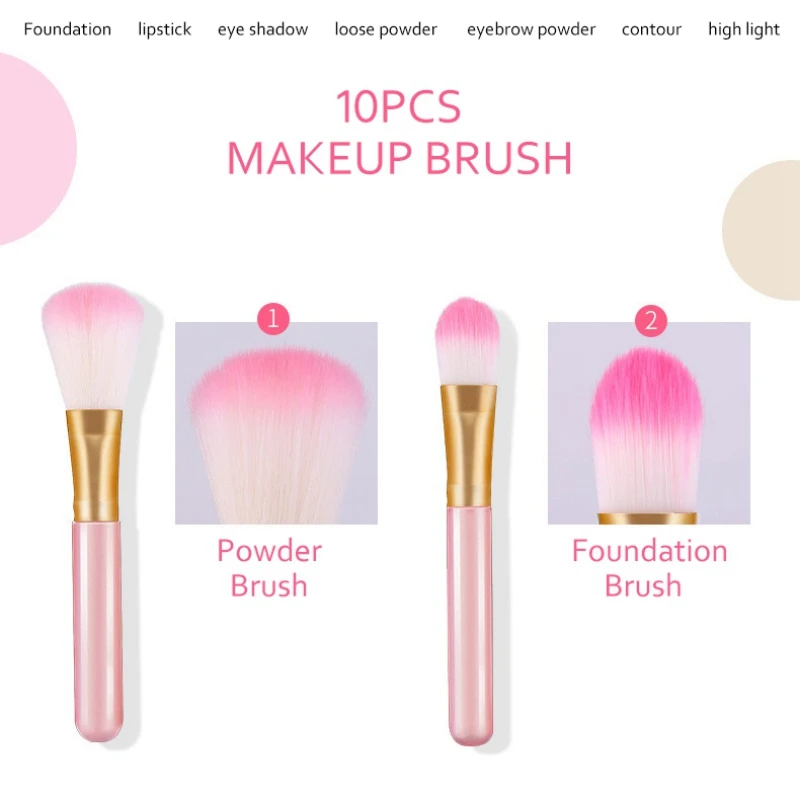 Набор кистей для макияжа глаз Pro Rose Gold Eye растушевывание теней кисти для макияжа мягкие синтетические волосы