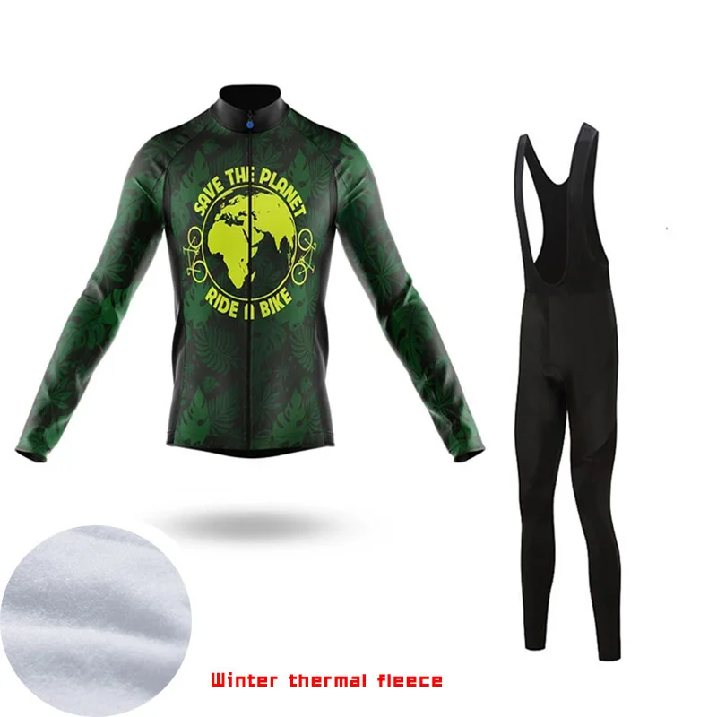 SPTGRVO LairschDan, Мужская зимняя одежда для велоспорта, комплект, Ropa Ciclismo Invierno, велосипедная Джерси, теплая флисовая одежда, длинные комплекты