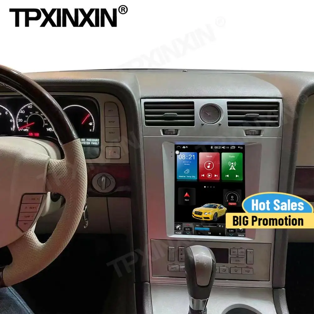 

Автомобильный мультимедийный плеер, 8 + 256 ГБ, Android, для Lincoln Navigator 2005, 2006, 2007, 2008, 2009, GPS, радио, стереоприемник, головное устройство