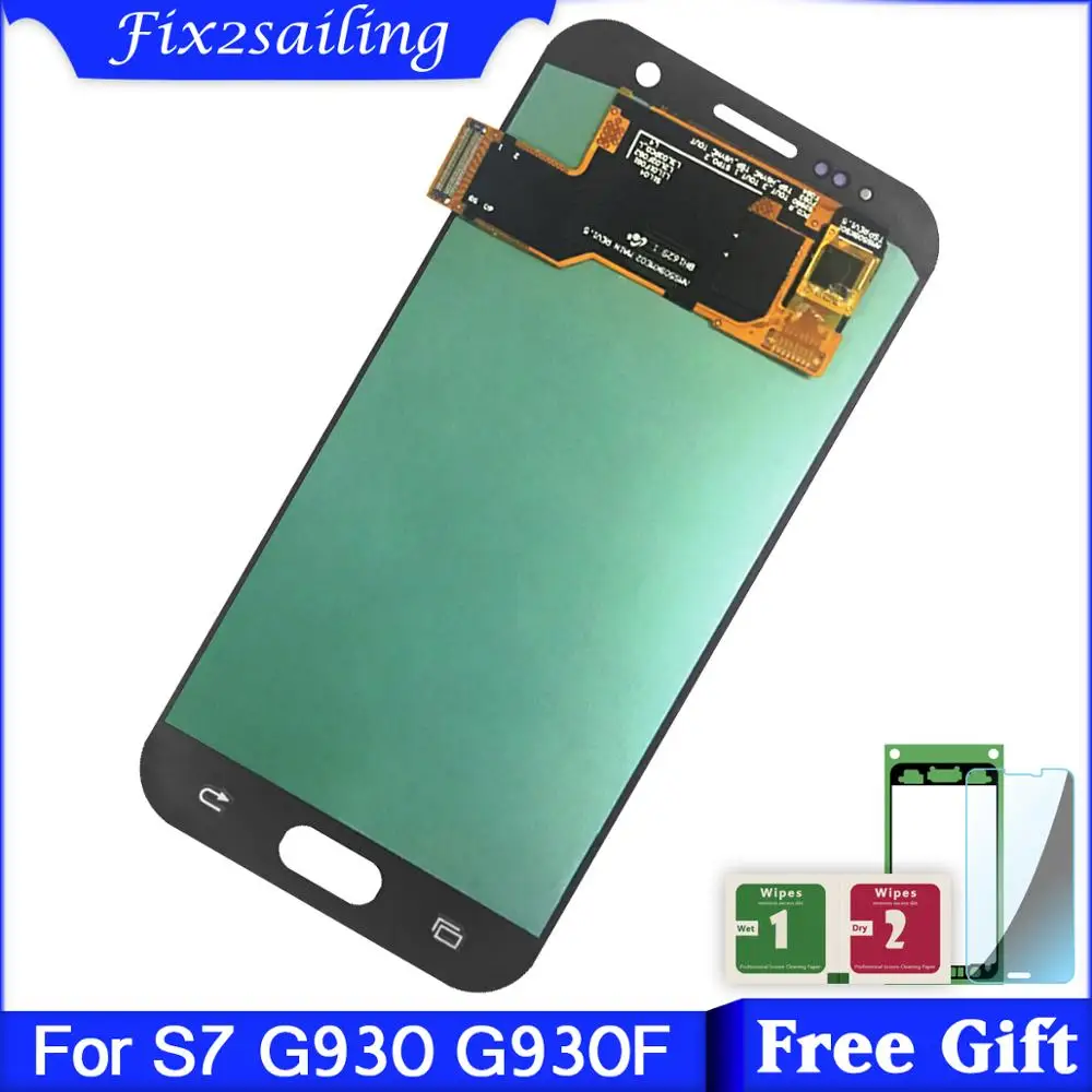 ЖК-дисплей 5 1 дюйма для Samsung Galaxy S7 G930A G930F SM-G930F дисплей сенсорный экран дигитайзер