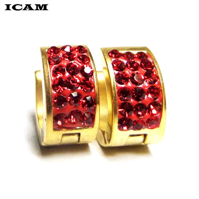 ICAM/простые милые маленькие серьги-кольца для девочек в стиле бохо, синие, красные классические маленькие очаровательные серьги-гвоздики, тонкие обручи, подарок