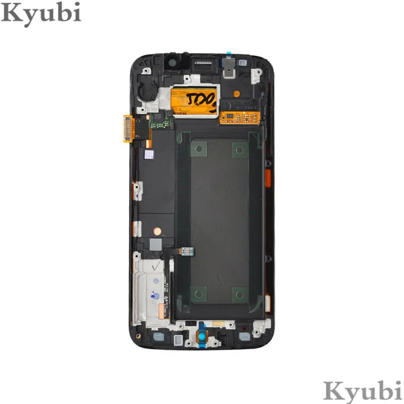 

5.7'' Amoled Difitizer Assembly For Samsung Galaxy S6 Edge Touch LCD Display Assembly With Frame For Samsung Galaxy S6 Edge