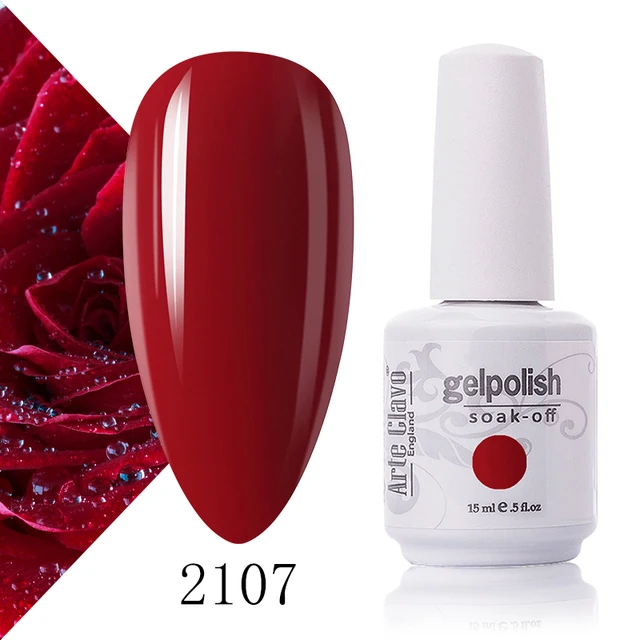 Arte Clavo 131 Colors Gel Polish Nail Gel Varnish Paint Semi Permanent Nails Art Gel Nail Polish For Manicure Top Coat Base Coat 2107