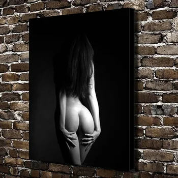 

Sexy Hip Naked Girl Art Figures Scenery Wall Art Pictures Painting Wall Art for Living Room Home Decor (No Frame)