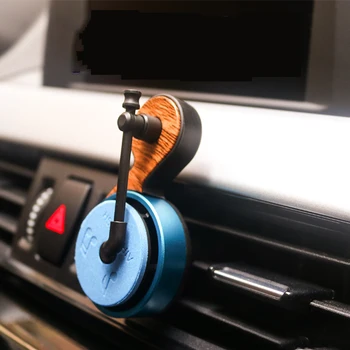 

Record Player Car Perfume Musical Notation Car Air Freshener Auto Air Fragrance Vent Clip Interior Accessories