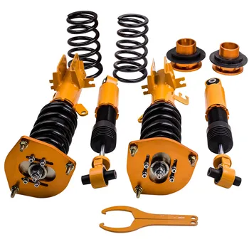 

Front + Rear 24 Levels Adjustable Damper Coilover Struts Kit for Nissan Sentra B16 2007-2012 Shock Absorbers