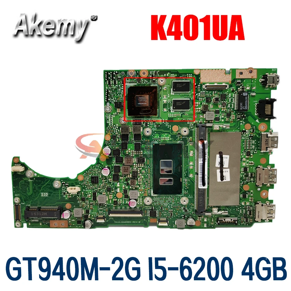 Материнская плата для ноутбука ASUS K401UQ K401U K401UA K401UX K401UB | Компьютеры и офис