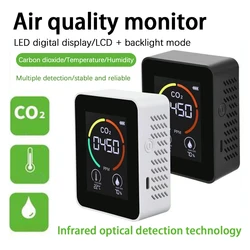 Détecteur de CO2 numérique d'intérieur, analyseur Intelligent de la qualité de l'air, moniteur de Pollution de l'air, détecteur de gaz 