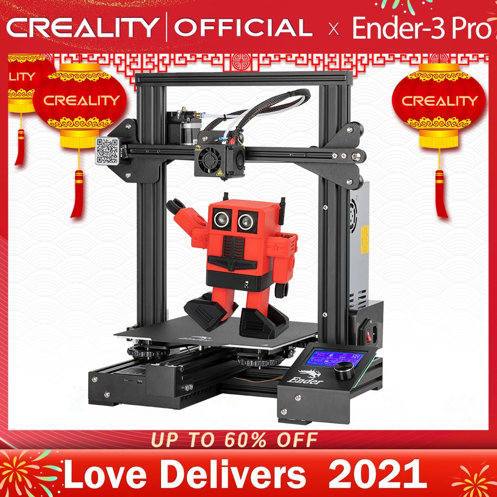 CREALITY 3D Ender 3 PRO Printing Masks Upgraded Magnetic Build Plate Resume Power Failure Printing