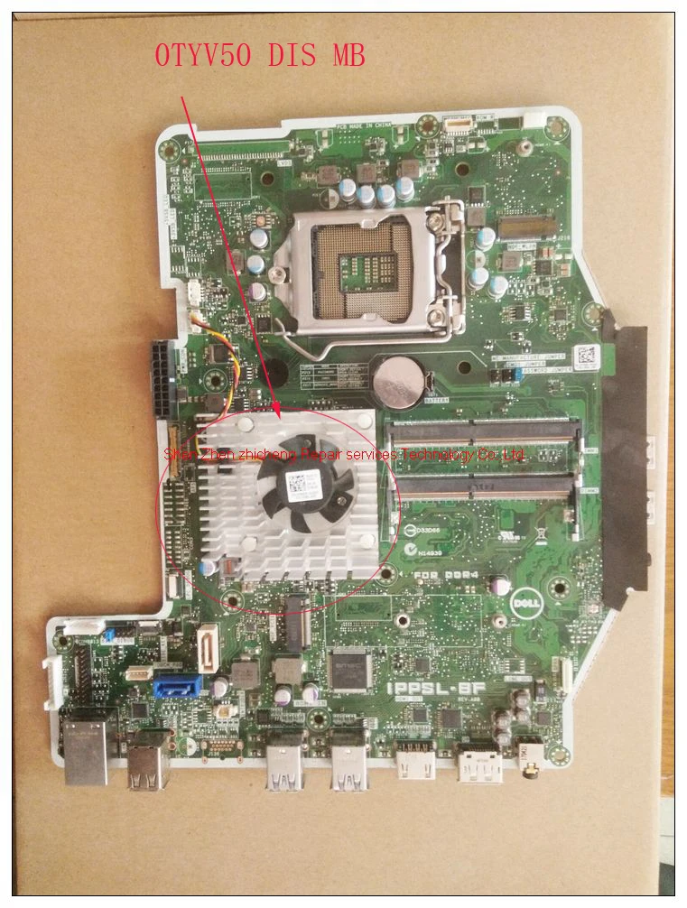 Для DELL OptiPlex 24 7440 7000 серии Материнская плата AIO IPPSL-BF LGA1151 гнездо DDR4 0X2MKR UMA 0TYV50 DIS дискретная видеокарта - Цвет: 0TYV50 DIS MB