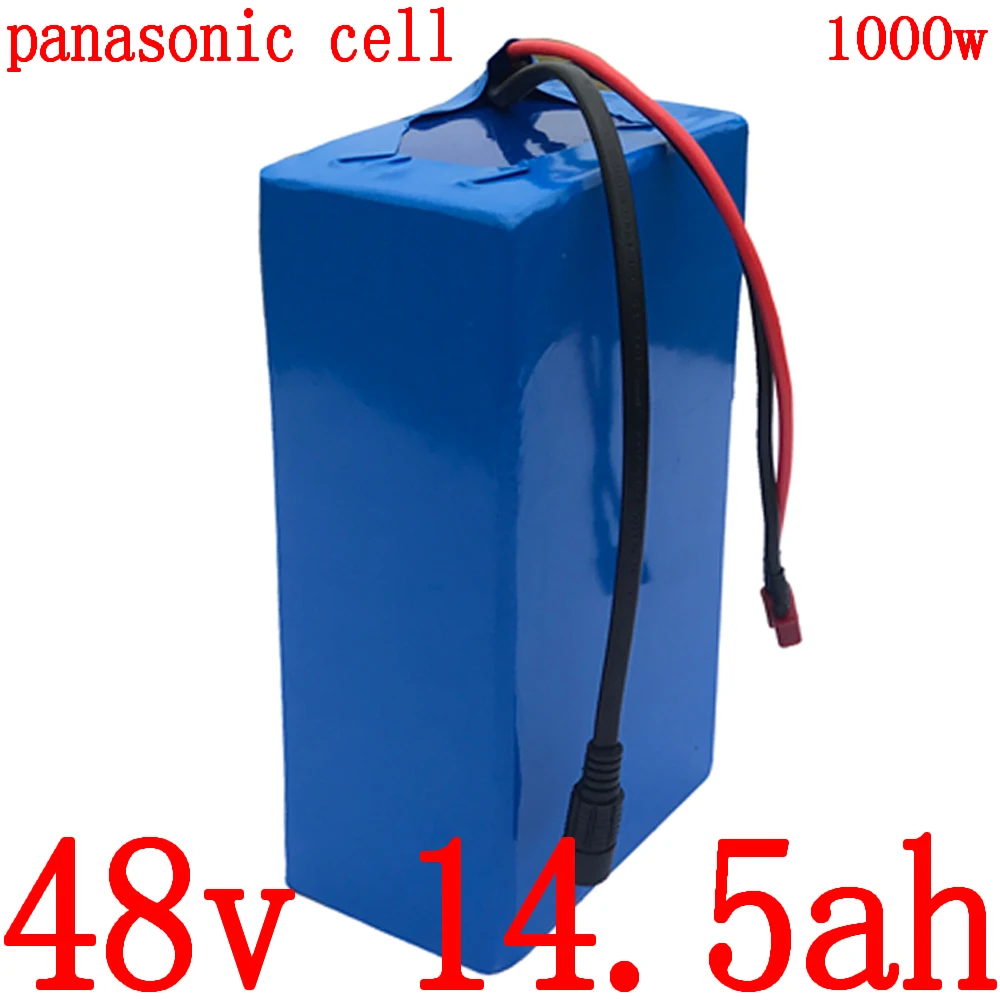 48V 1000W battery pack 48v 15ah electric bike 14.5AH lithium ion use panasonic cell with 30A BMS+2A charger | Спорт и развлечения