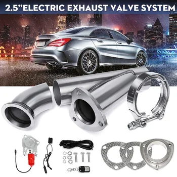 

2.5Inch 1 Set Car Truck Electric Exhaust Valve Catback Downpipe Systems Kit Remote Intelligent Boost Cutout E-Cut Muffler