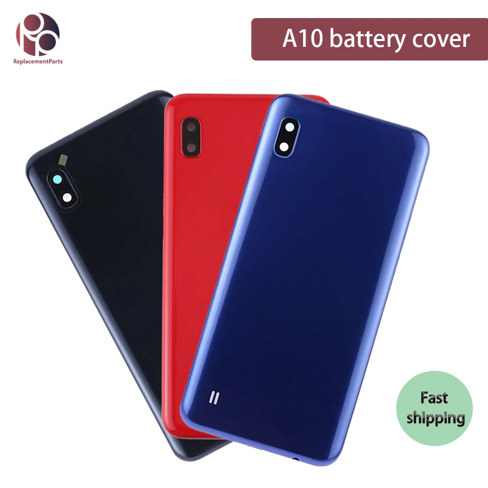10 шт. Батарея задняя крышка для samsung Galaxy A10 A105F/A20E A202 A202F задняя дверь Корпус чехол Замена+ Камера Стекло объектив