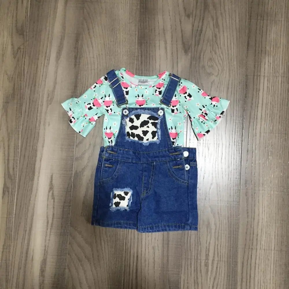 new arrivals summer baby girls children clothes outfits overall farm