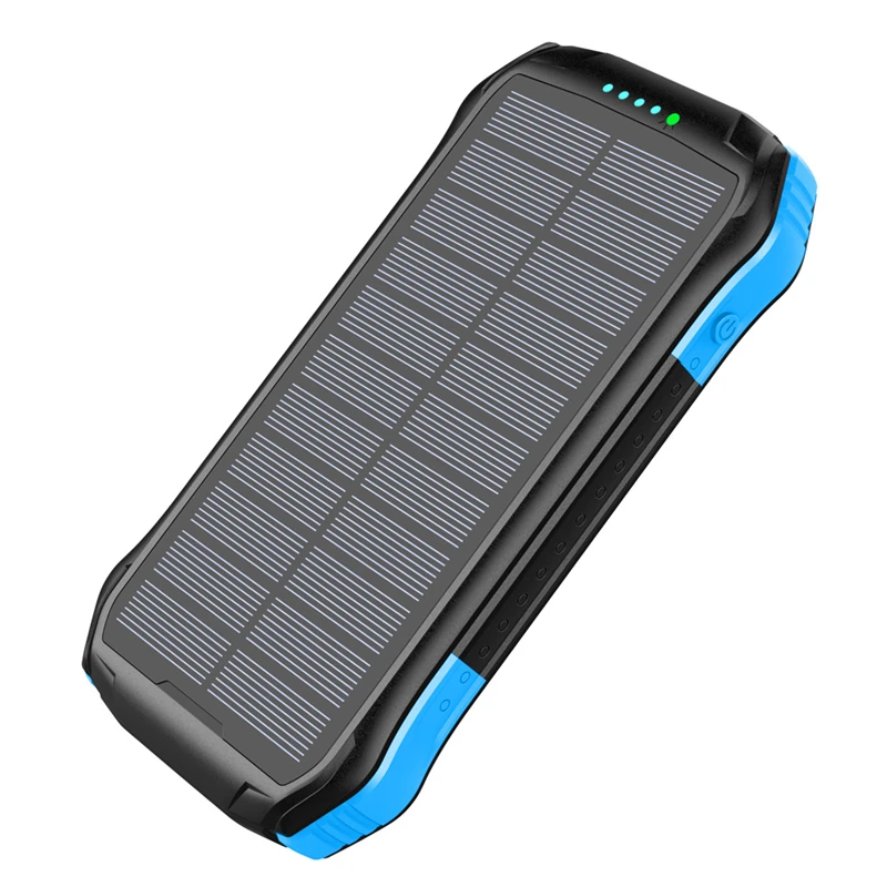 portable wireless charger 10W Qi 80000mAh Solar Power Bank Fast Charger 18W Fast Charging Powerbank USB Type-C Poverbank For iPhone 11 pro Samsung PD portable usb charger Power Bank