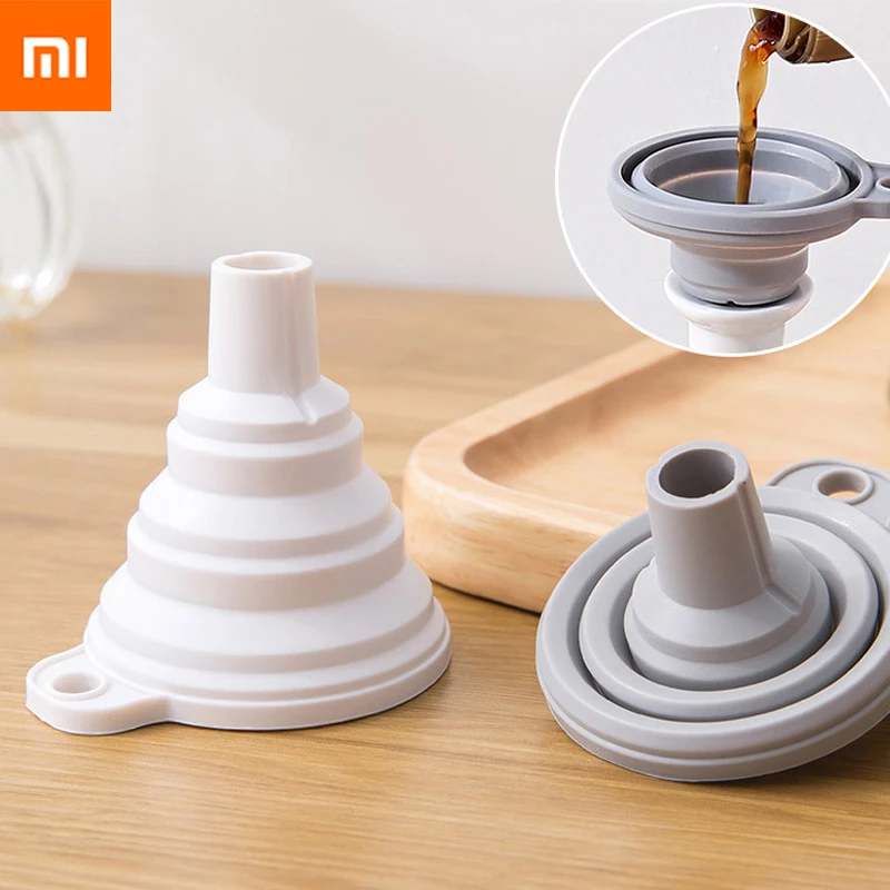 Xiaomi 1/2pcs Quality Silicone Folding Telescopic Long Neck Funnel Household Liquid Dispensing Portable Funnel Kitchen Tools - Smart Remote Control - AliExpress - Xiaomi for Smart home
