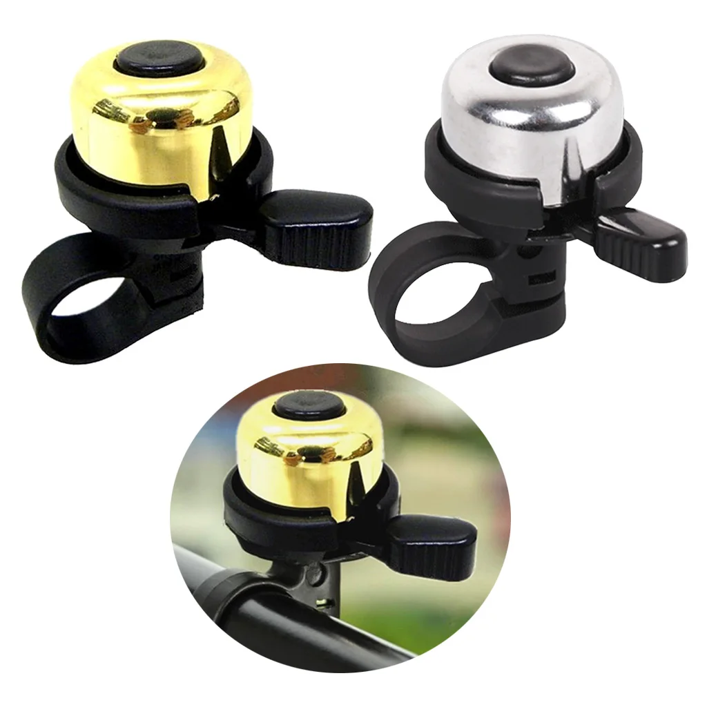 MTB Bike Accessories Copper Small Bell Clear Sound Loud Horn Mountain Bicycle for Adults Kids | Спорт и развлечения