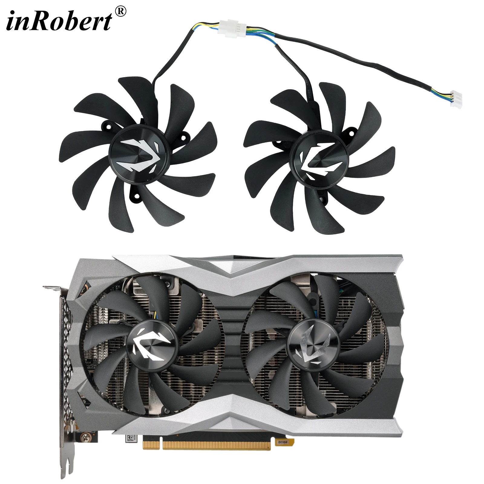 87MM CF9015H12S 12V 0.4A RTX2060 Graphics Card Fan For Zotac Gaming RTX 2060 AMP Video Cooling | Компьютеры и офис