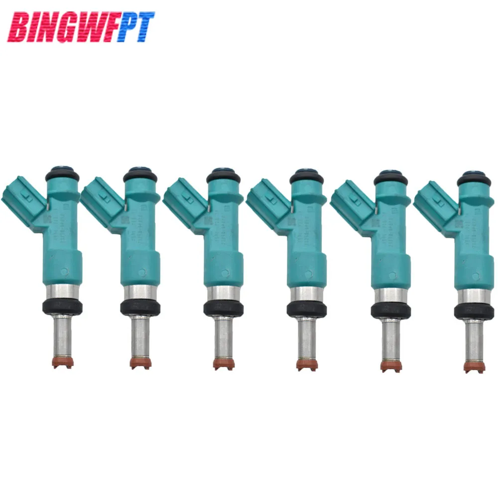 6pcs Nozzles For Toyota Highlander Fuel Injectors For Camry Rav4 Lexus