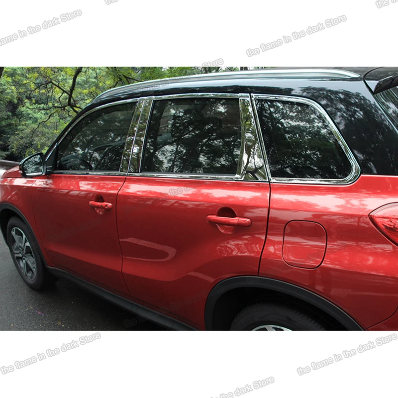 Lsrtw2017 304 нержавеющая сталь автомобильные окна для suzuki vitara 2015 2016 2017 2018 Suzuki скускудо