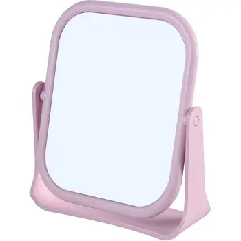 

360 Rotation Princess Square Makeup Mirror Cosmetic Desktop Makeup Mirrors Beauty Dressing Mirrors Student Dormitory Book Mirror
