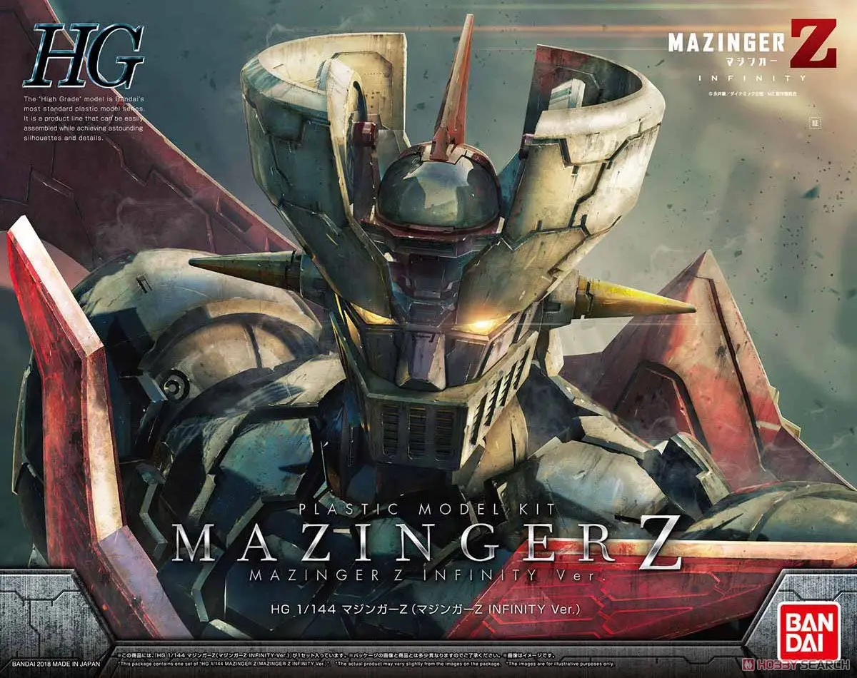 Bandai 1/144 HG MAZINGER Z (MAZINGER Z: INFINITY VER.) Сборные наборы моделей фигурки пластмассовые