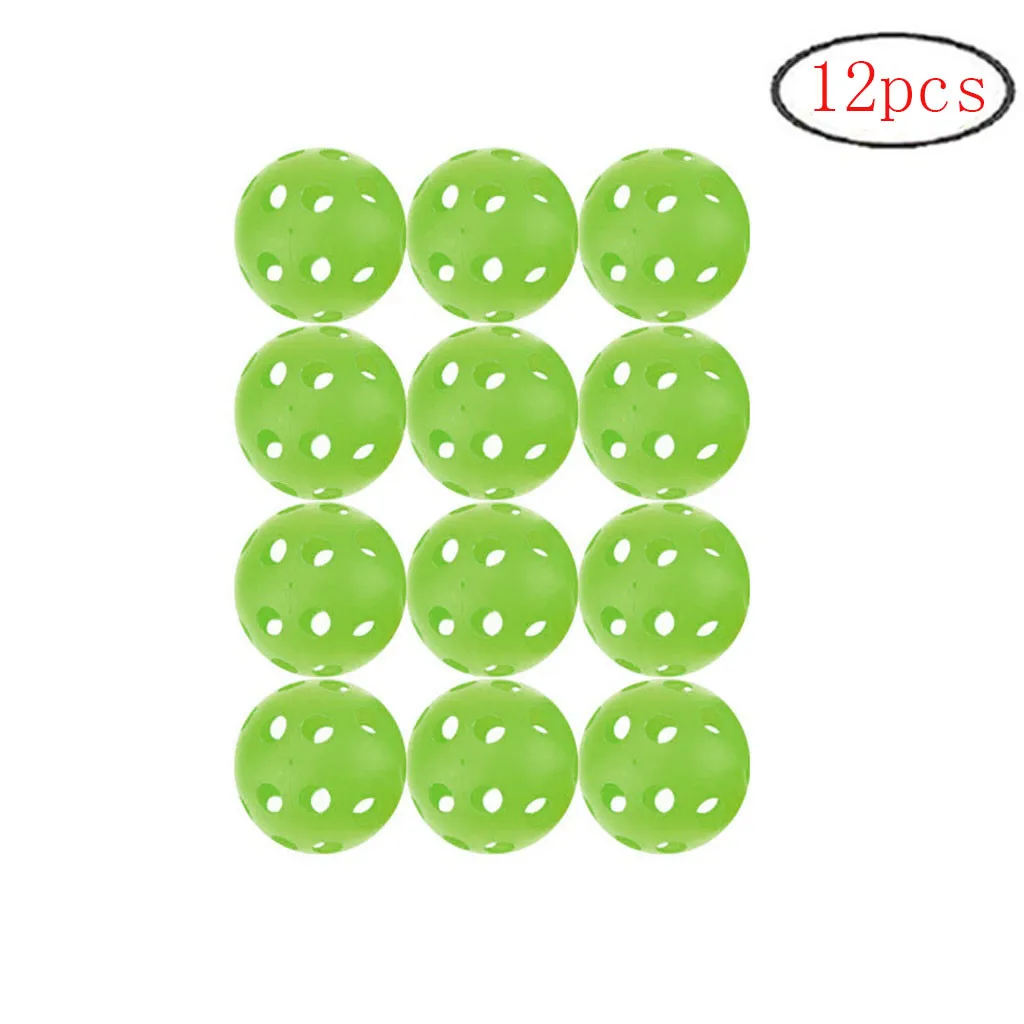 Outdoor&Sport  45mm Hole Ball Poly Plastic Baseball Practice Training for Hitting Batting Hit Bay Golf Practice Ball Sports 46
