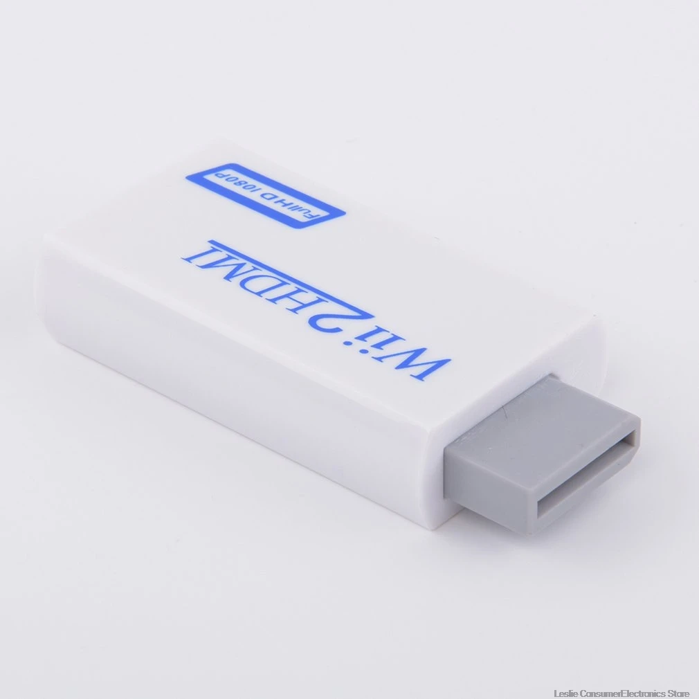 Конвертер адаптер для wii к HDMI видео с высокой чёткостью Upscaling конвертер адаптер Белый+ HDMI кабель 720P 1080P конвертер дропшиппинг