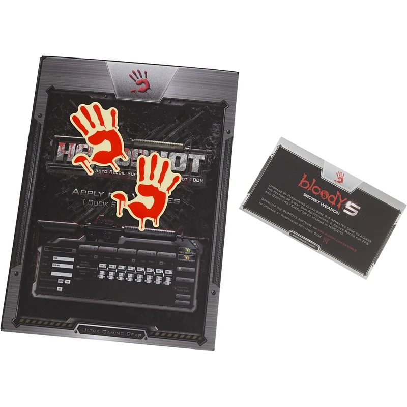 Мышь A4 Bloody V4M черный оптическая(3200dpi) USB игровая(8but