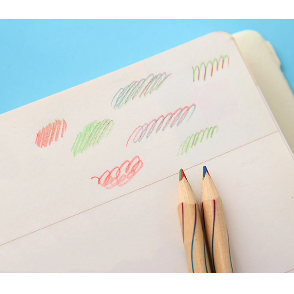 12x Rainbow Professional Oil Based Colored Pencils for Artist Kids Beginners Color Pencils for Coloring Drawing and Sketching