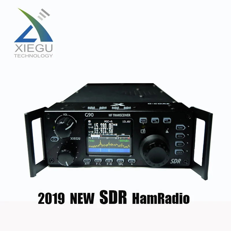 Xiegu G90 QRP Новое Любительское коротковолновое радио HF(0,5-30 МГц) SDR трансивер 20 Вт SSB/CW/AM со встроенным Авто антенным тюнером