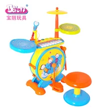 Polaroid 1402 рок-н-ролл фортепианный барабан упакованный комбинированный музыкальный ритм музыкальный инструмент-электронный орган-в-фортепиано барабан инструм