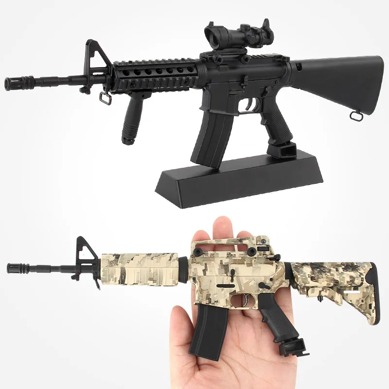 

Military Model Assault Rifles Jedi Battle Royale M416 Gun Model Alloy Gun 26 Centimeter Model Sniper Rifle