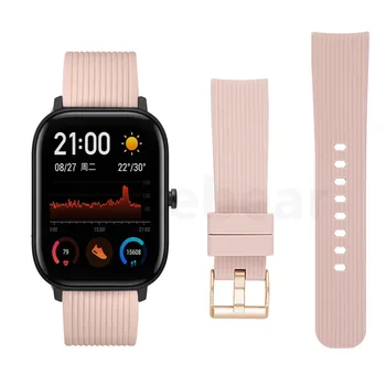 

Colorful Sport Silicone Watchband Strap for Xiaomi Huami Amazfit GTS/ Amazfit Bip Lite Smart Watch Bracelet Band Replace Correa