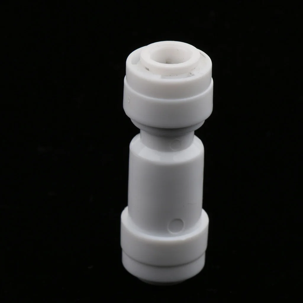 Straight Check Valve 1/4-inch Fitting Connection For Water Filters / RO Systems