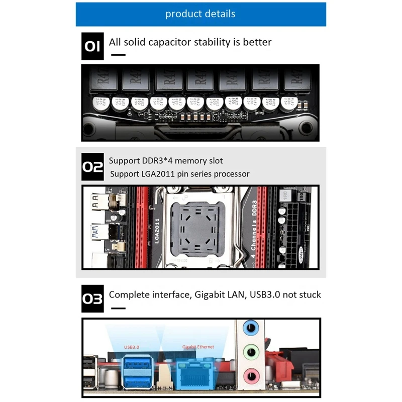 X79M-S LGA 2011-V2 материнская плата 2-х канальный DDR3 64G Оперативная память M.2 NVME SATA III USB 3,0 для Ксеон V2 E5 все серии, такие как 2680 2670 2660