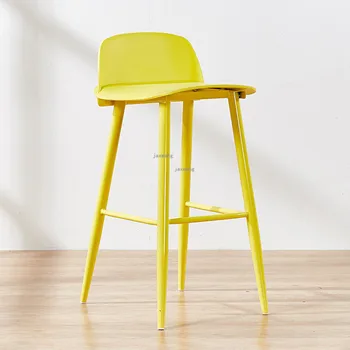 

Bar Stool Chair Nordic Modern Minimalist Leisure Chairs High Chair High Stool Creative Fashion Plastic Bar Stool Bar Chair