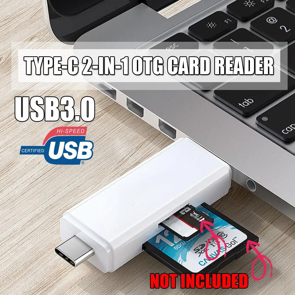 Type-C кардридер USB 3,0 type C для SD Micro SD TF адаптер для ноутбуков Аксессуары OTG кардридер умная память SD кардридер