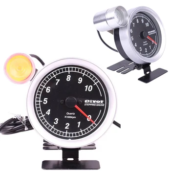 

Universal 3.75 Inch 80mm Auto Speed Tachometer Gauge Kit 10000 RPM Stepping Motor speedometer car Accessories toerenteller