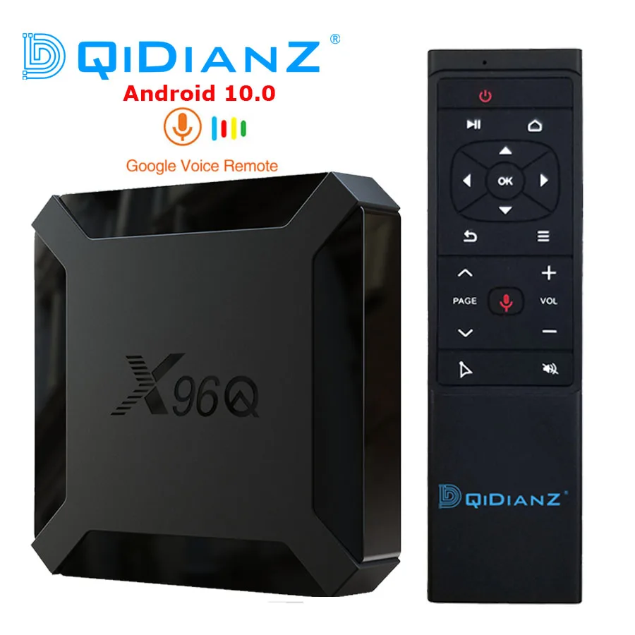 Смарт ТВ бокс X96Q Android 10 0 Allwinner H313 четырехъядерный X96 Q телеприставка медиаплеер