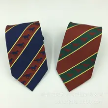 Стиль полосы мужской галстук Европа и Америка мультфильм Рождество Новогодний цветок тип Shengzhou производители Настраиваемые