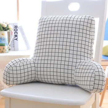 

Cotton Chair Cushion Bedside Pillow Office Car Waist Cushions Home Decor Meditation Waist Pillow Sofa Big Coussin Gift FK086