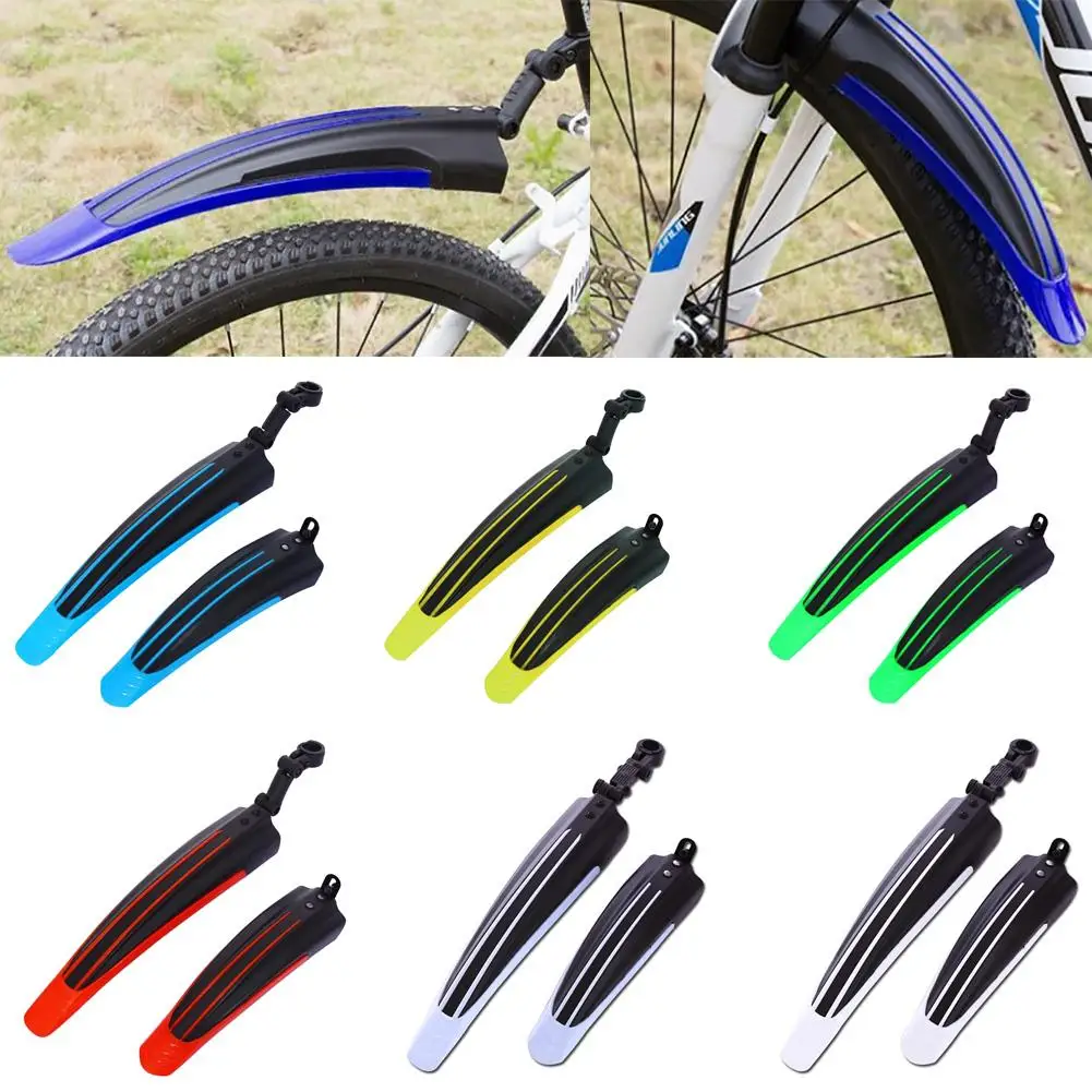 1 Pair Stylish Mtb Bicycle Front Rear Mudguard Mountain Bike Plastic