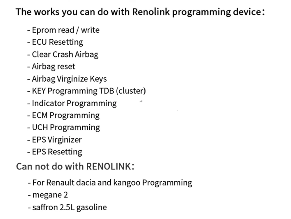 Renolink forRenault ECU программист V1.52 CD Программное обеспечение ключ кодирования UCH соответствие приборной панели кодирование ECU сброс функции