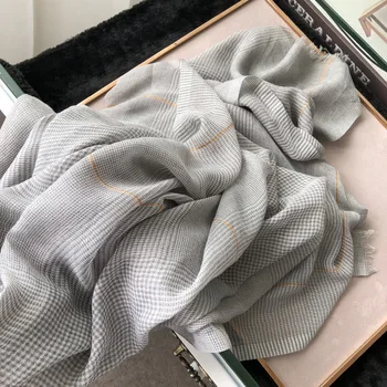 

Thousands of Birds Scarf Women's Autumn And Winter Korean-style Casual Flash Long Versatile Men's And Women's COUPLE'S Scarf Sha